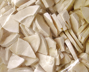 冷凍冬筍・銀杏切