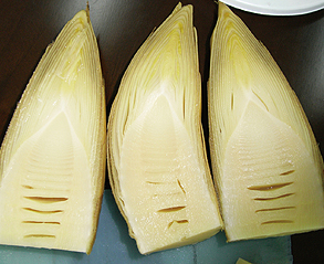 冷凍冬筍・皮付き