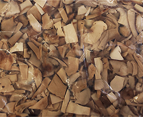 水煮松茸乱切り